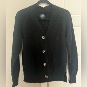 GAP Women's Classic Black Cardigan